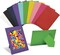 Paper Picture Frames for 4 x 6 Inch Inserts, 50 Pack, Heavy Cardstock Photo Frame with Easel, Standing Paper Frames (Assorted Colors)